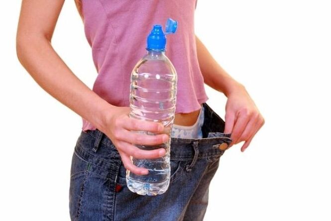 La quantité de eau requise par jour pour la perte de poids