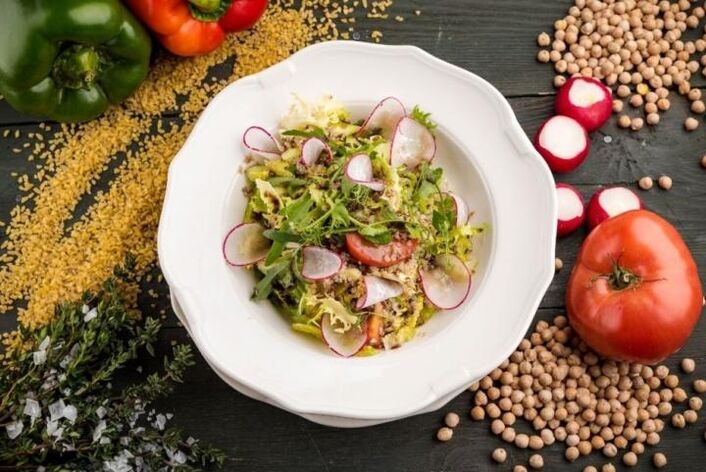 Salade saine